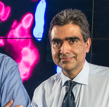 Pharmacology Department Head Asrar Malik (left) continues to recruit key faculty like Jalees Rehman (right) to advance the regenerative medicine program in Chicago, and to build upon many achievements, including being ranked 8th in the nation in the field of pharmacology based on NIH funding.
                  