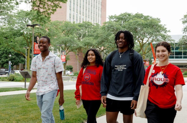 Students visit the college of medicine through the Urban Health Program