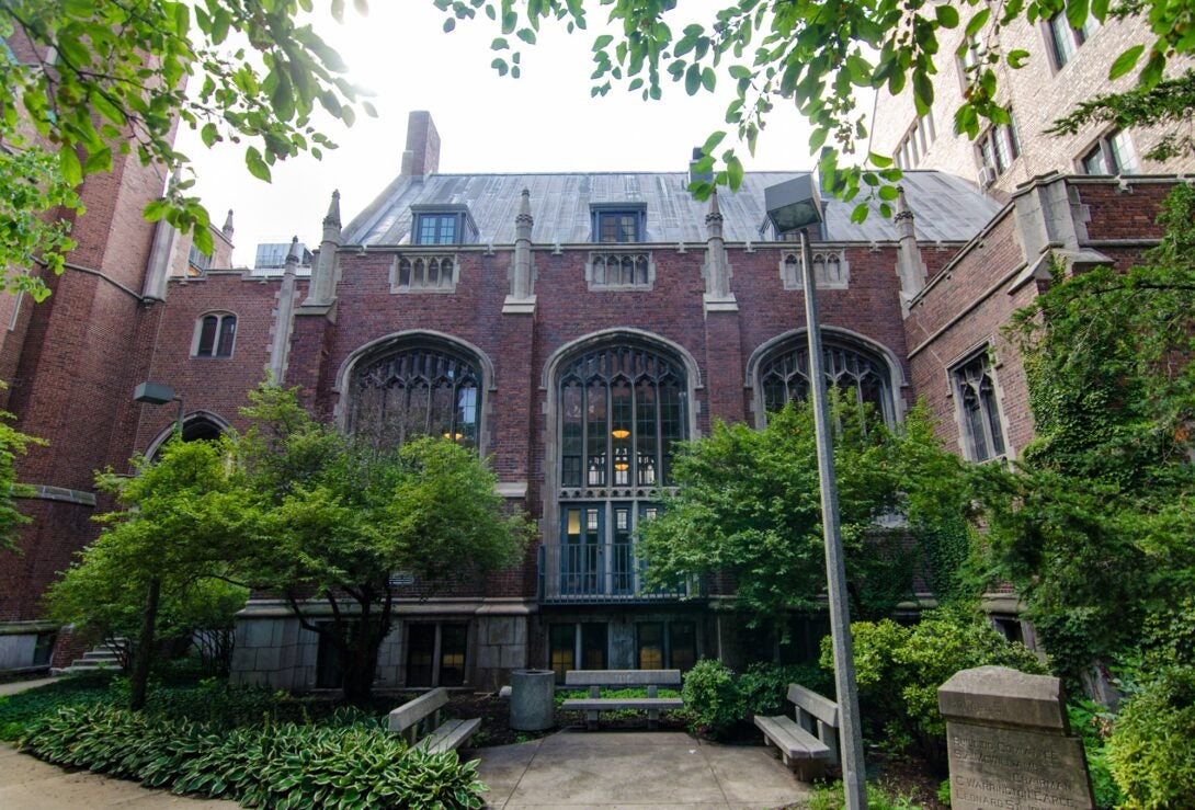 medical school courtyard