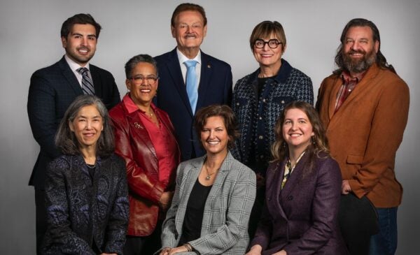 Group of Alumni who received the award